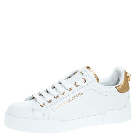 dolce gabbana white and gold|dolce and gabbana gold shoes.